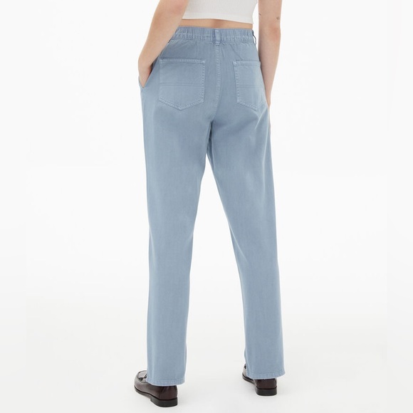 NEW AERO High-Rise Relaxed Pleated Pants Size M - Picture 4 of 4